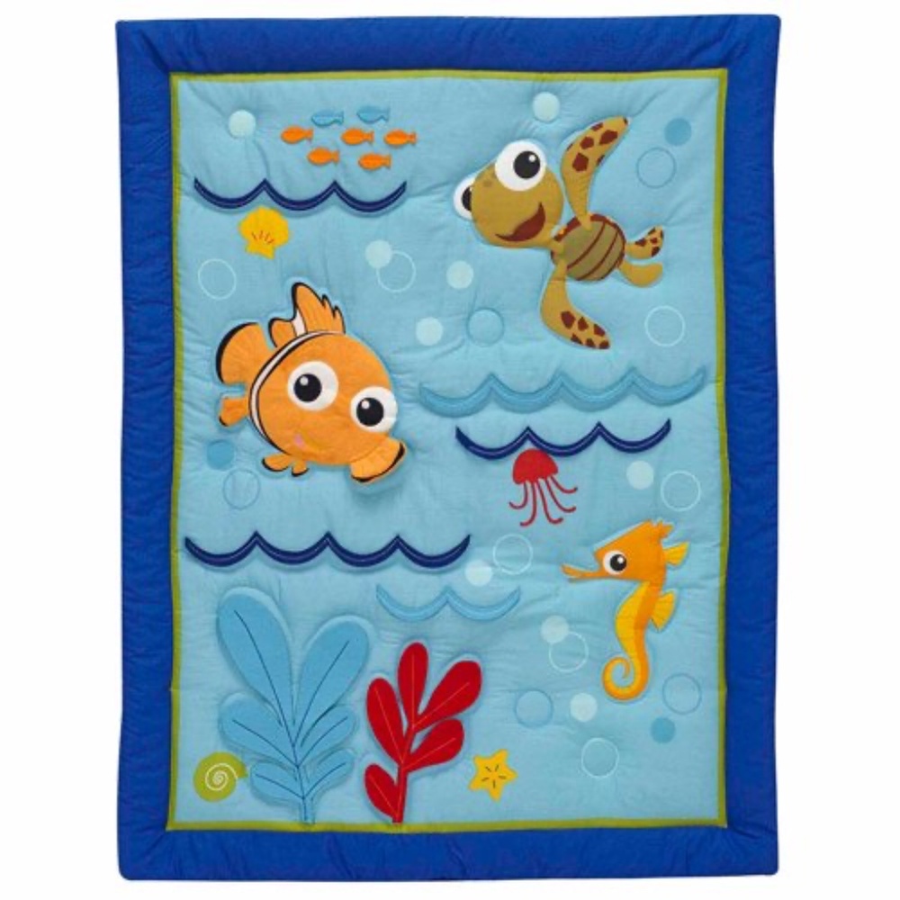 Finding Nemo: Wavy Days 9 Piece crib Bedding Set - Picture 4 of 12